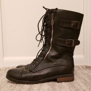 Black Combat Boots